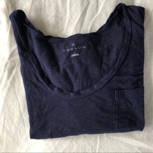 Caslon | relaxed fit rounded v neck tee